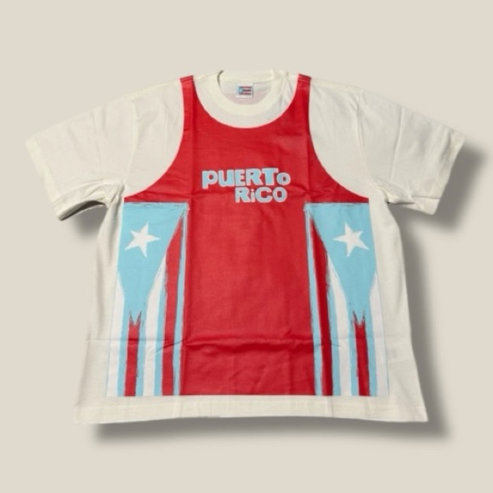 Bad Bunny No Me Quiero Ir De Aqui Merch Shirt DTMF Size Large Debi Tirar Mas Fot